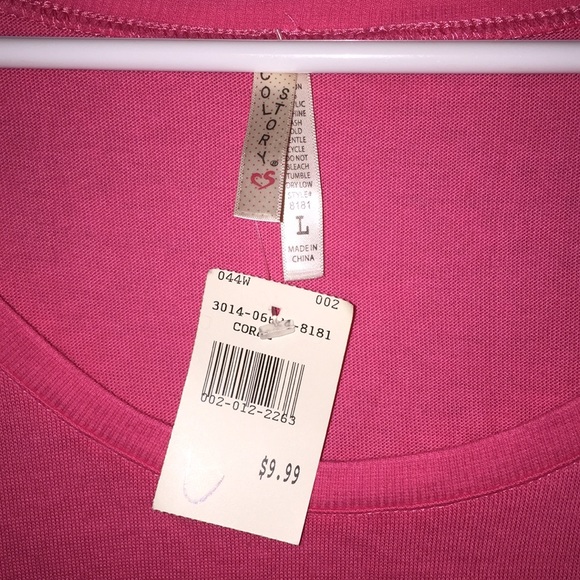 🆕 Coral Long Sleeve Tee - Picture 2 of 5